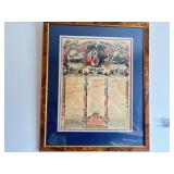 SOLDIERS MEMORIAL LITHOGRAPH