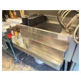 REGENCY 36' S/S BACK BAR ICE WELL W/ SPEED RAIL
