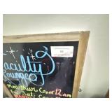 A-FRAME SIGN W/ CHALK BOARD