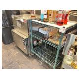 WIRE SHELF SET W/ CASTERS - 30 X 30
