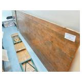 COOL !  WOODEN 'BIER GARTEN' TABLE & BENCH