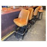 LOT - (4) BUCKET BAR STOOLS