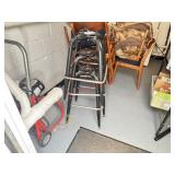 LOT - (3) METAL BAR STOOL BASES - USED
