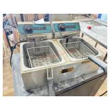 'UNIWORLD' DUAL TANK FRYER - 120 VOLT
