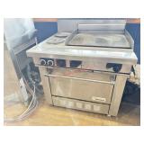 GARLAND ELECTRIC RANGE - 2 BURNER, 24' GRIDDLE