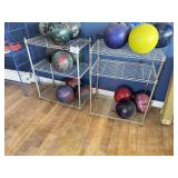 (2) SMALL WIRE SHELVES - EXCLUDES CONTENTS