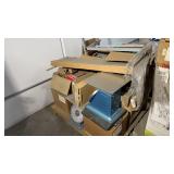 (Pallet of) Ship Supply - Scale/Wrap/Fire Ext/Tape