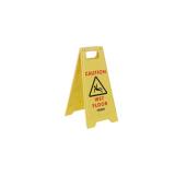 (Lot of 4) Global Ind. 261725 Sign Caution Wet Flr