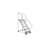Ballymore Rolling Safety Ladder, 6 Step - Gray