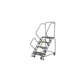 Ballymore Rolling Safety Ladder, 4 Step - Gray