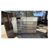 (Pallet of) Industrial Steel Display Cabinets