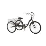 Schwinn Meridian Tricycle w/ Cargo Bskt - Gunmetal