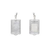 (Lot of 18) Rebecca Mincoff Luggage Tags - Silver
