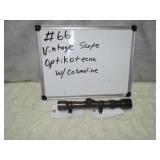 Vintage Scope Optikotecna w/ Cosmoline
