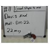 Davis Ind. Mdl DM-22 Cal 22 Mag S/N 209770