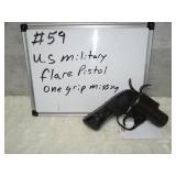 Flare Pistol US Military-One Grip Missing