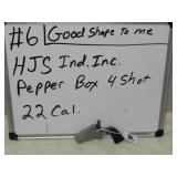HJS Ind. Inc Mdl Pepper Box Cal 22 4 Shot S/N 2909