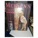 Metal Sign 'Mennen's' 13' x 16'