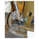 Swift Microscope In Wooden Box