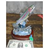 Trout Sculpture The Danbury Mint