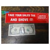 Bumper Sticker-Sales Tax