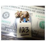 Elephant Pin Brooch