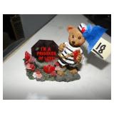 'Prisoner of Love' Bear Figurine