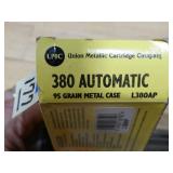 Remington UMC 380 Auto 95gr Metal Case 50rnds
