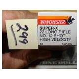 Winchester Super X 22LR No 12 Shot 50rnds