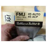 Sellier & Bellot 45 Auto ACP FMJ 230gr 50rnds