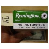 Remington 45 Auto 230gr MC 50rnds