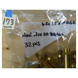 6.5x55 Mauser Win U.P. Brass 32ct NEW