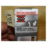 Winchester Super X 22 Win Mag 40gr 50rnds