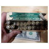 30 US Krag Vintage 220gr 13ct Live & 6ct Brass