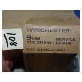 Winchester 9mm 115gr FMJ 50rnds