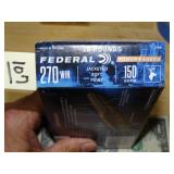 Federal 270 Win 150gr Power/ Shok 20rnds