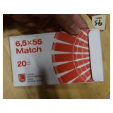 Lapua 6.5x55 144gr FJ 20rnds