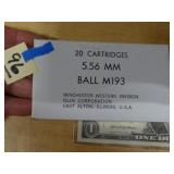 Winchester 5.56mm Ball 20rnds