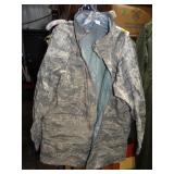 Camo Jacket Parka All-Purpose Sz Large Long