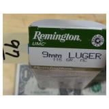 Remington 9mm Luger 115gr Gr MC 50rnds