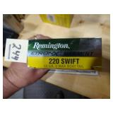 Remington 220 Swift 50gr V-Max Boat Tail 20rnds