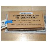 Arms Corp. 9mm Para 115gr FMJ 50rnds