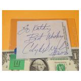 Autograph of  Clyde Drexler