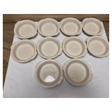 HALL VINTAGE CERAMIC AU GRATIN BAKING DISHES