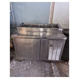 REFRIGERATOR WITH PREP TABLE/ POSSIBLE SCRAP