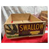 Two vtg. fruit crates, see all pictures
