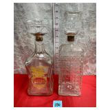 Vtg. Whisky Decanters, very nice, see all pictures