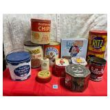 Collectible Vtg Tin Cans