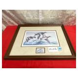 737/900 signed Maynard Reece 76, Iowa Duck Stamp