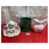 Vtg Longaberger Pottery& others